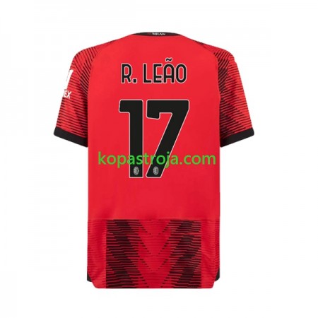 Billiga Fotbollströjor AC Milan Rafael Leao 17 Hemma tröja 2023/24 Kortärmad